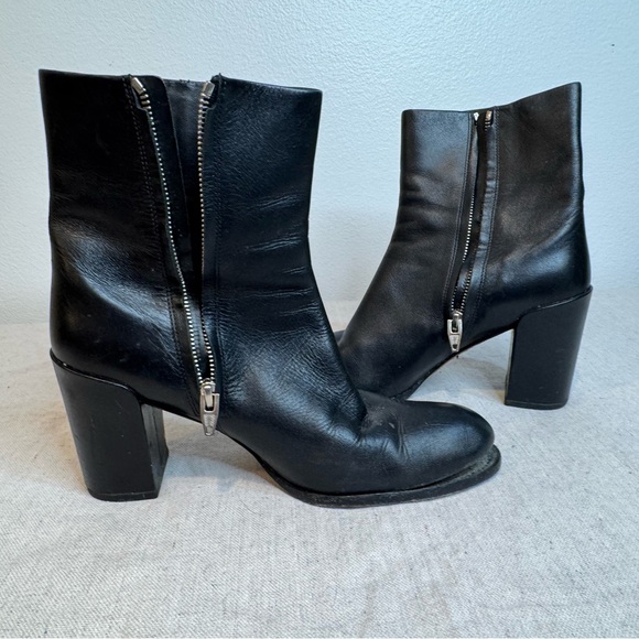 Alexander Wang Leather Ankle Boots - Picture 11 of 12